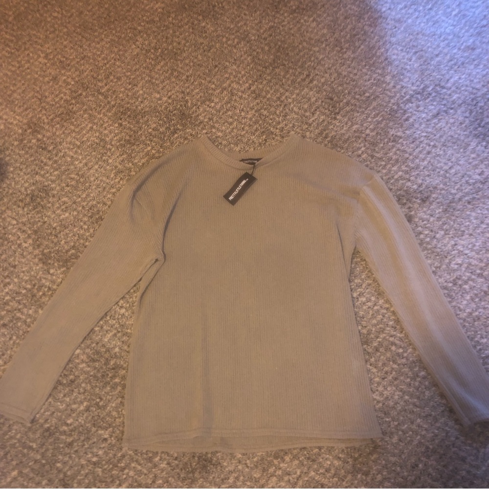 PRETTY LITTLE THING oversized knit shirt